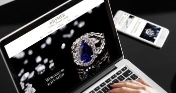 Nieuwe responsive webshop voor de handgemaakte exclusieve juwelen van KRVMER